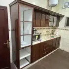 دولاب مطبخ المنيوم مقاس 3 متر مستعمل