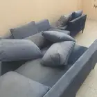 كنب للبيع لون ازرق