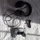 يد سوني 5 اصلية Dualsense وسماعة Razer جديدة ب300 بيع مستعجل