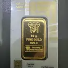 ذهب 50 جرام عيار 24 جديدة