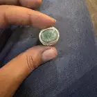 خاتم بحجر الزمرد الطبيعي