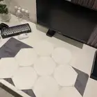 اضاءة نانو ليف سداسيه 9 حبات