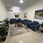 شقة 3 غرف وصالة مفروشة للإيجار شهري حي الوادي 3BHK Monthly