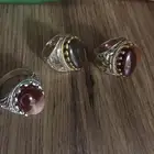 للبيع خواتم عقيق فضه