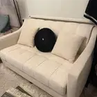 كنب شخصين لون بيج فاتح اخو الجديد