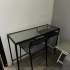 طاولة دراسة و تقديم لون اسود