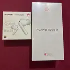 هواوي نوفا 14مع سماعهجديدة والجوال جديد بكرتونه