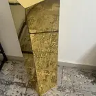 مبخره مجمر ذهبي طويل