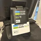 ثلاجه عرض حلويات وجهاز كاشير وبترينات عرض