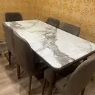 طاوله رخام 6 كراسي