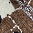 عباءة جبة صوف يدوية فاخرة   شتوية ودافئة L XL