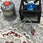 موقد غاز مع دبه الغاز جديد بكرتونه لم يستخدم