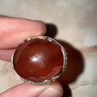 خاتم عقيق كبدي صياغه احمد يدوي