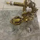 ابلكيات جداريه نظيفه جدا  لون ذهبي