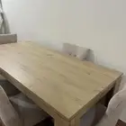 طاوله خشبيه 6 كراسي استخدام شخصي