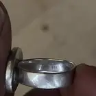 خاتم فضه عقيق اسود