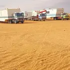 سطحه ونش دبل كرين دبل نقل كنتينرات بركسات غرف مولدات