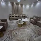 كنب   سجاد   طاولات كبيره رخاميه وزجاج 6 طاولات خدمه وستاره