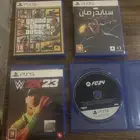 اشرطة سوني فايف (سبايدرمان   قراند   فيفا 24   مصارعه 23