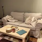 كنبة ايكيا شخصين   طاولة ايكيا