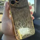 جوال iphone برو ماكس مطلي بالذهب عيار 24 قراط