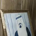 صورة و برواز للملك عبدالله رحمة الله عليه