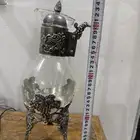 إبريق زجاج ومعدن تراثي ونادر