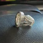 خاتم عقيق يماني مصور شجر