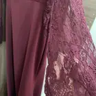 فستان عنابي استخدام مره وحده فقط الحجم سمول s