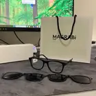 1 نظارة EYE M أصلية جديدة مع عدستين طبية   شمسية