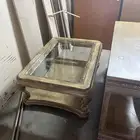 اربع طاولات بوضعها السليم سبب البيع مالها مكان