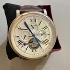 ساعة كارتير رجالي جلد بني