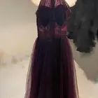 فستان لبسه واحده السعر 500 المقاس S-SX. لون بنفسجي.