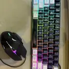 ماوس وكيبورد RgB متعدد الالوان