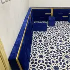 كنب مع الستاره مع التكيات للبيع