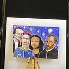 رسمات فنيه بخط اليد