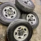 جنوط ديازل مقاس 16 مع كفرات دنلوب ابو لبنامقاس 235 85 16