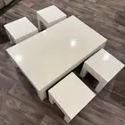 طاولات ارضيه ابيض