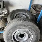 4 جنوط ربع وكاله مع كفرات صيني