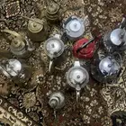 اباريق عدد 12 نحاس وستيل نضيف للبيع جمله عدد 12