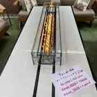 طاولة تدفئه وشواء وطعام غاز استيل