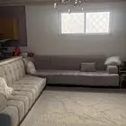 كنب قطعتين مع زاويه الصغيره تبع له مستعمل