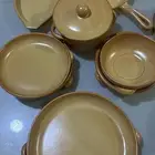 طقم اواني فخار للطبع 8 قطع