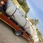 سطحه كرين لنقل خزانات الغاز و الماء و المولدات