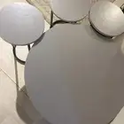 الرابعه موجوده بس ماتصورت 4 طاولات خدمة ووحد كبيره