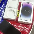 جوال آيفون 14 برو توه منكسر ولا قد تغير منه شي مع بوكسه