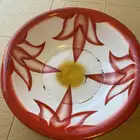 بادية غضار (تبسي) خد المنديل تراثيه ختم احمر