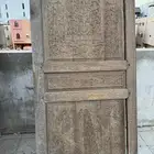باب خشب 12 حبة  كراسي خشب نقش قديم