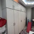 دولاب ملابس ستة درفات وخزانات علوية   ستة ادراج