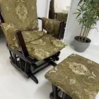 كرسي هزاز خشب